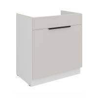 Szafka pod zlew z szufladą 80 cm kaszmir + biały CAROL 80 ZL 1S BB